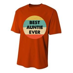 Best Auntie Ever Gift Performance Sprint T-Shirt