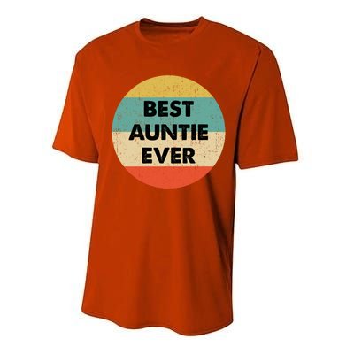 Best Auntie Ever Gift Performance Sprint T-Shirt