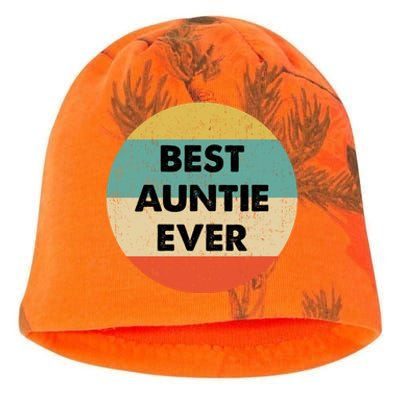 Best Auntie Ever Gift Kati - Camo Knit Beanie