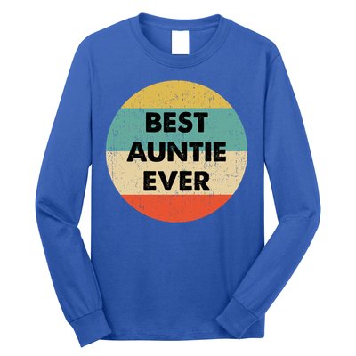 Best Auntie Ever Gift Long Sleeve Shirt
