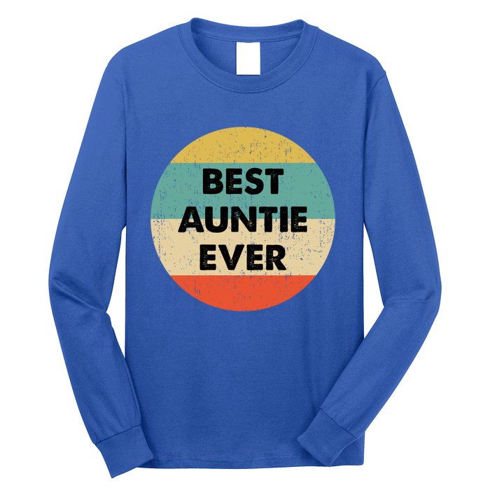 Best Auntie Ever Gift Long Sleeve Shirt