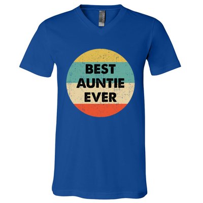 Best Auntie Ever Gift V-Neck T-Shirt