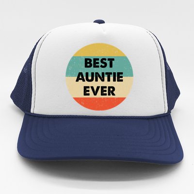 Best Auntie Ever Gift Trucker Hat