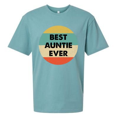 Best Auntie Ever Gift Sueded Cloud Jersey T-Shirt