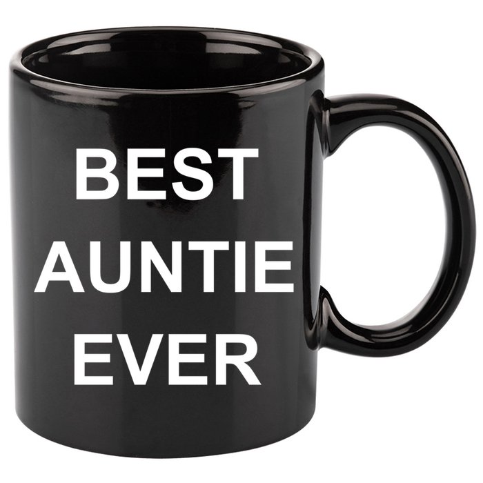 Best Auntie Ever Gift 11oz C Handle Ceramic Mug
