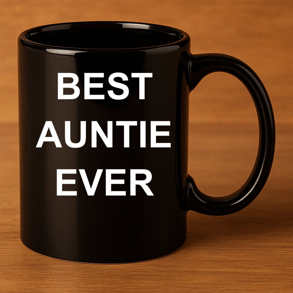 Best Auntie Ever Gift 11oz C Handle Ceramic Mug