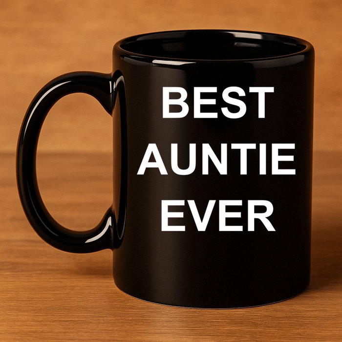 Best Auntie Ever Gift 11oz C Handle Ceramic Mug