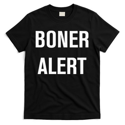 Boner Alert Funny Jokes Sarcastic Family T-Shirt