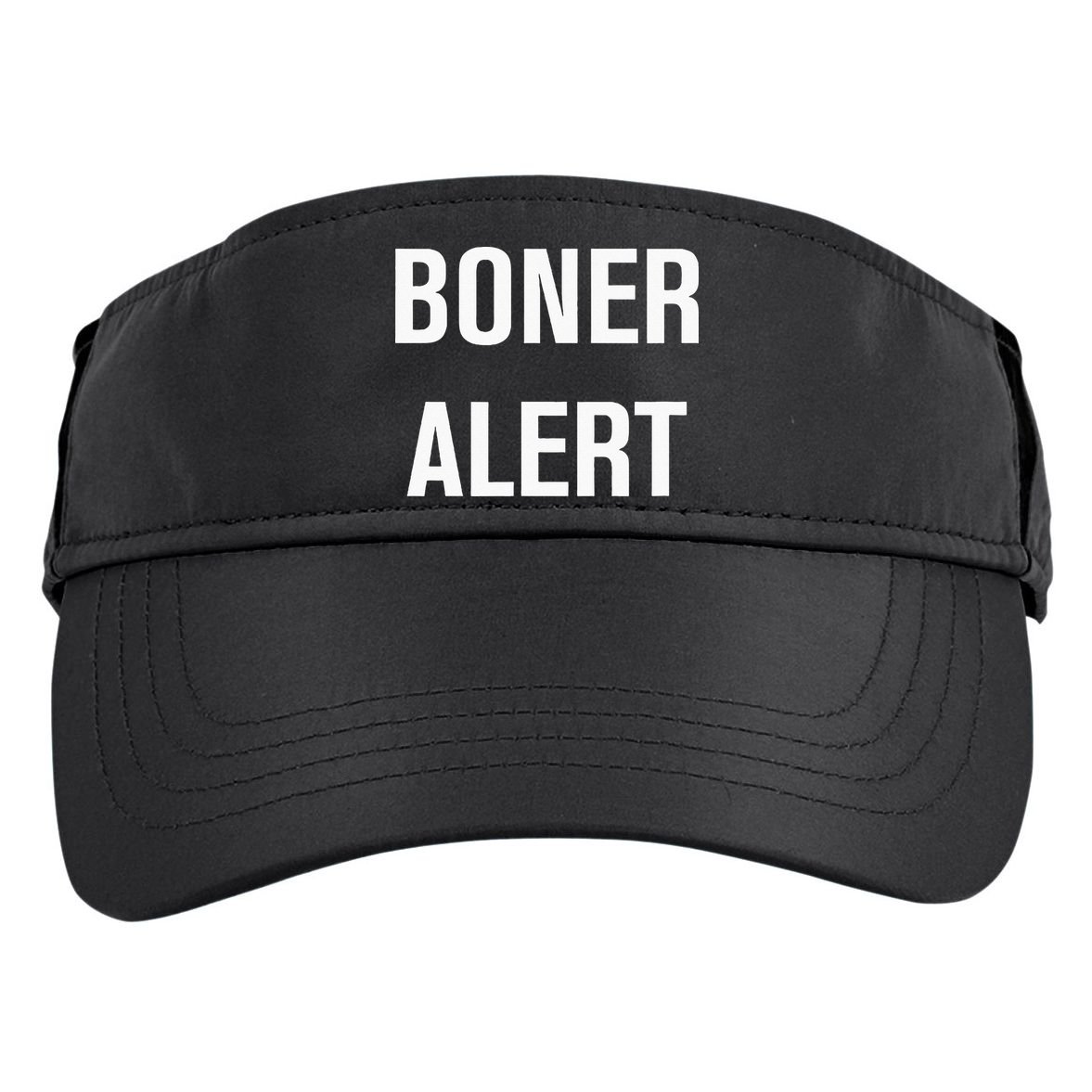 Boner Alert Funny Jokes Sarcastic Family Adult Drive Performance Visor
