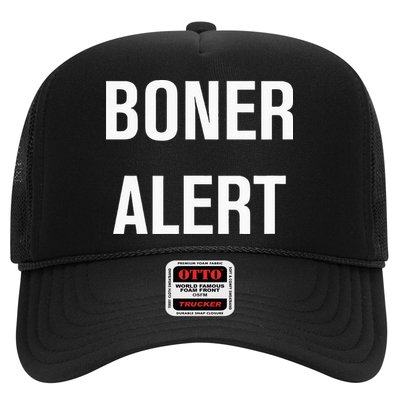 Boner Alert Funny Jokes Sarcastic Family Trucker Hat