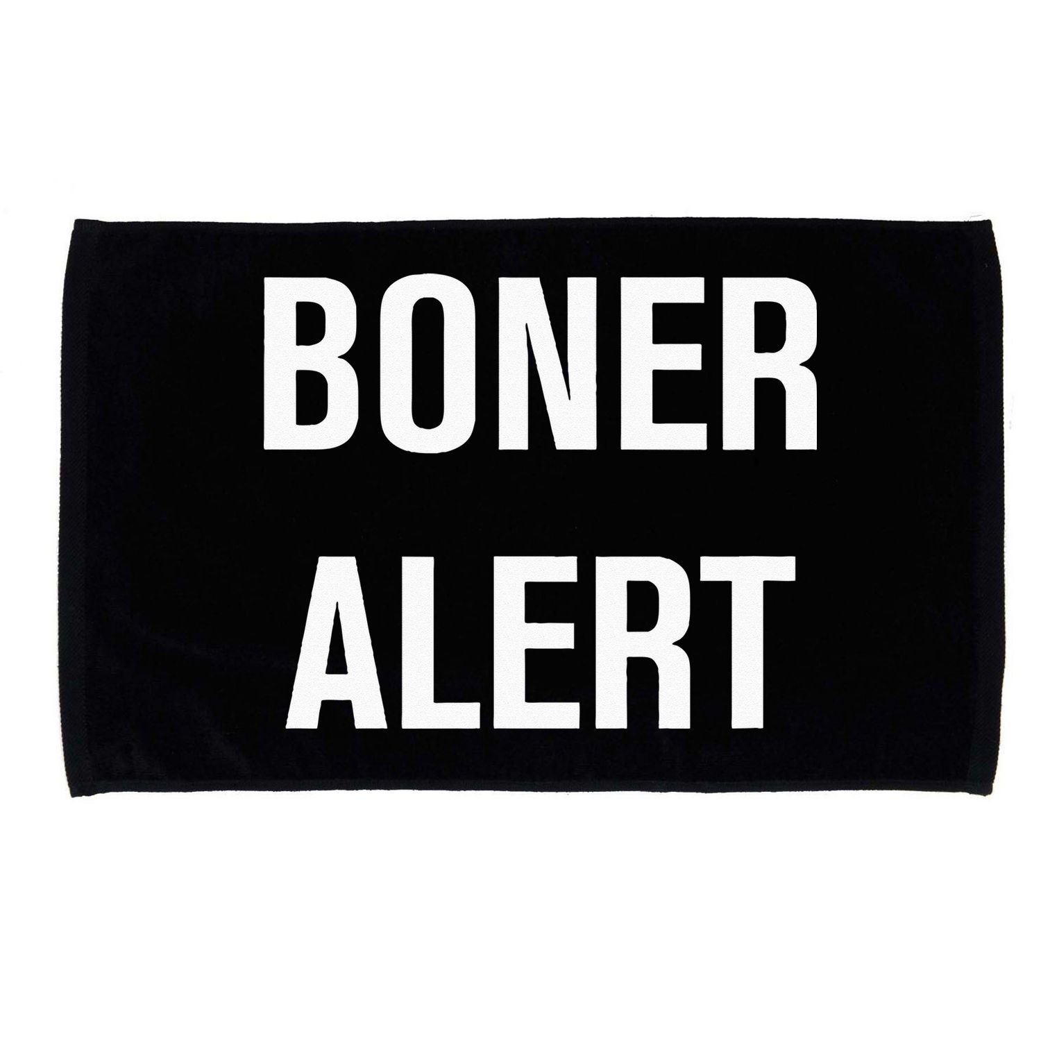 Boner Alert Funny Jokes Sarcastic Family Microfiber Hand Towel