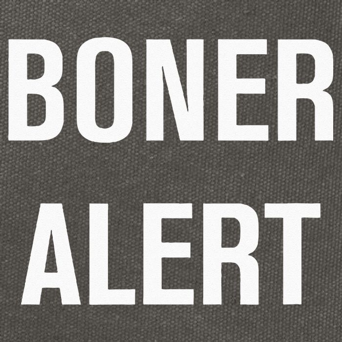 Boner Alert Funny Jokes Sarcastic Family Cotton Canvas Backpack