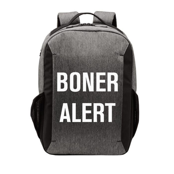 Boner Alert Funny Jokes Sarcastic Family Vector Backpack