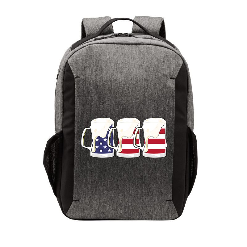 Beer American Flag Shirt 4th Of July Men Women Merica USA Vector Backpack