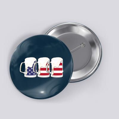 Beer American Flag Shirt 4th Of July Men Women Merica USA Button