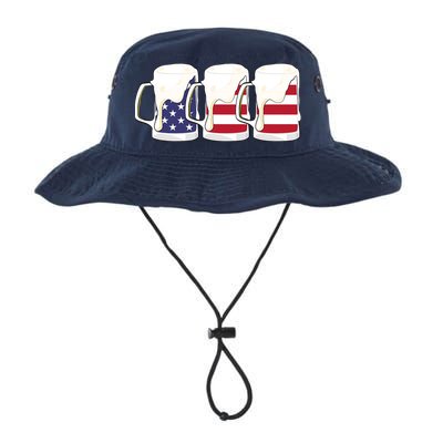 Beer American Flag Shirt 4th Of July Men Women Merica USA Bucket Hat
