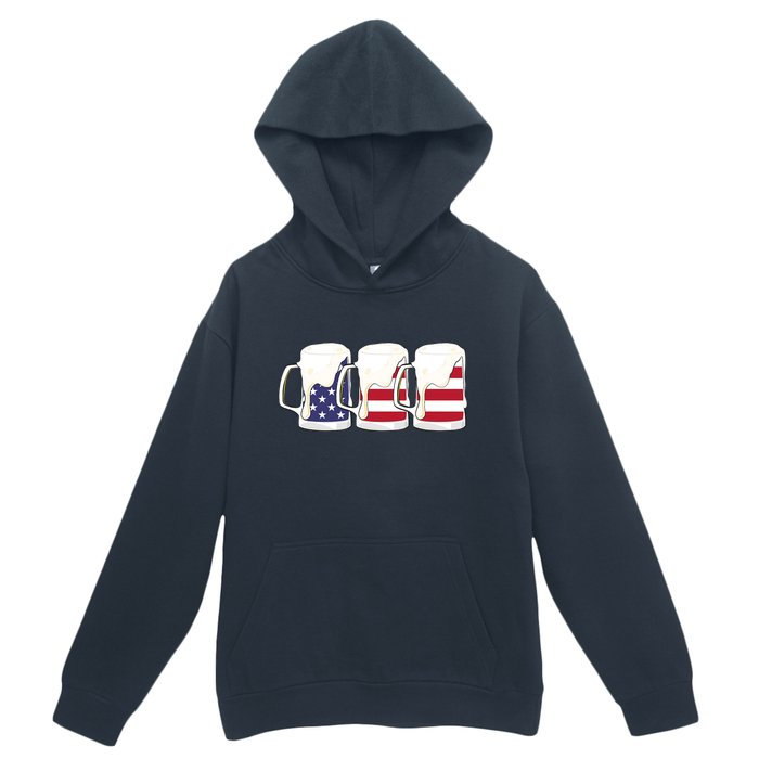 Beer American Flag Shirt 4th Of July Men Women Merica USA Urban Pullover Hoodie