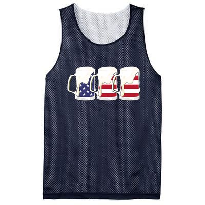 Beer American Flag Shirt 4th Of July Men Women Merica USA Mesh Reversible Basketball Jersey Tank