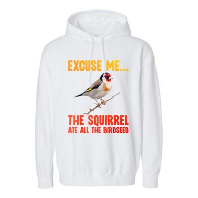 Bird Art For Women Bird Watching Birding Birdwatcher Garment-Dyed Fleece Hoodie
