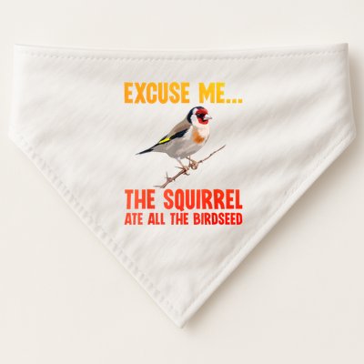 Bird Art For Women Bird Watching Birding Birdwatcher USA-Made Doggie Bandana