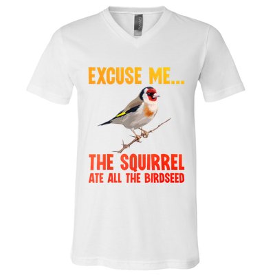 Bird Art For Women Bird Watching Birding Birdwatcher V-Neck T-Shirt