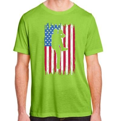 Baseball American Flag Sport Adult ChromaSoft Performance T-Shirt