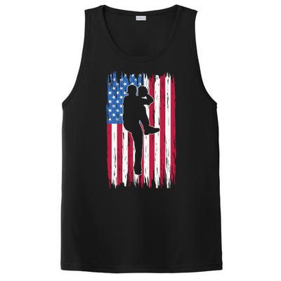 Baseball American Flag Sport PosiCharge Competitor Tank