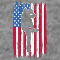 Baseball American Flag Sport Sweatshirt