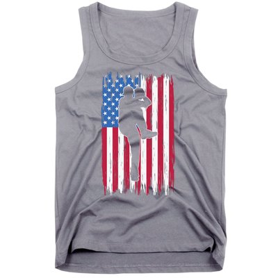 Baseball American Flag Sport Tank Top