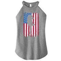 Baseball American Flag Sport Women’s Perfect Tri Rocker Tank