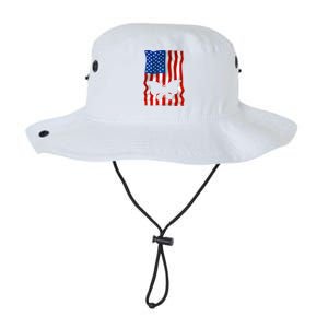 Butterfly American Flag Usa 4th Of July America Meaningful Gift Legacy Cool Fit Booney Bucket Hat