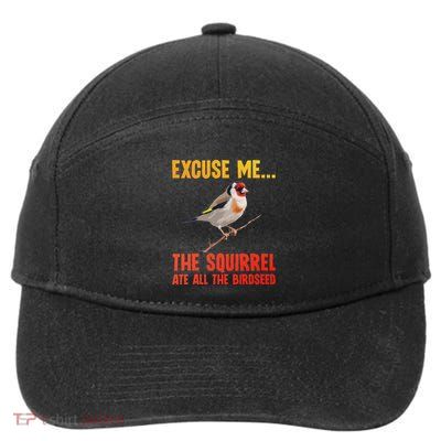 Bird Art For Women Bird Watching Birding Birdwatcher 7-Panel Snapback Hat