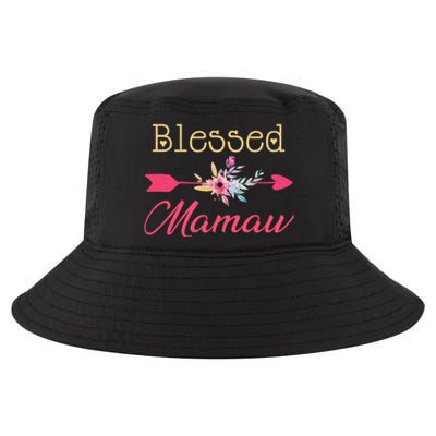 Blessed Arrow Flower Mom Mamaw Grandmom Happy MotherS Day Funny Gift Cool Comfort Performance Bucket Hat