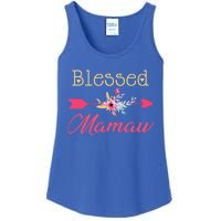 Blessed Arrow Flower Mom Mamaw Grandmom Happy MotherS Day Funny Gift Ladies Essential Tank