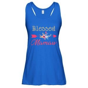 Blessed Arrow Flower Mom Mamaw Grandmom Happy MotherS Day Funny Gift Ladies Essential Flowy Tank