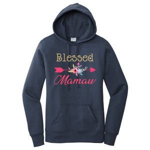 Blessed Arrow Flower Mom Mamaw Grandmom Happy MotherS Day Funny Gift Women's Pullover Hoodie