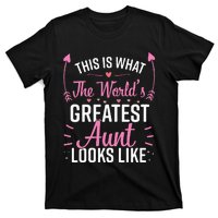 Best Aunt Future Aunt Aunt To Be Auntie T-Shirt