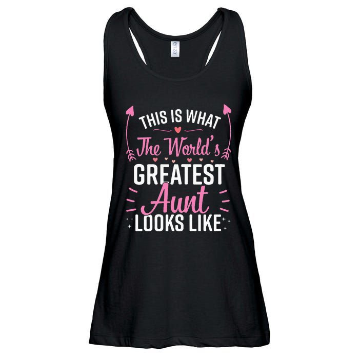 Best Aunt Future Aunt Aunt To Be Auntie Ladies Essential Flowy Tank