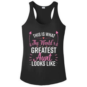 Best Aunt Future Aunt Aunt To Be Auntie Ladies PosiCharge Competitor Racerback Tank