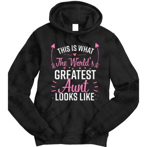 Best Aunt Future Aunt Aunt To Be Auntie Tie Dye Hoodie