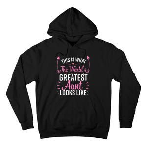 Best Aunt Future Aunt Aunt To Be Auntie Tall Hoodie