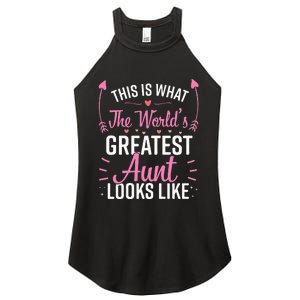 Best Aunt Future Aunt Aunt To Be Auntie Women's Perfect Tri Rocker Tank