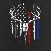 Bowhunting American Flag USA Bow Whitetail Deer Hunter Gift Beanie