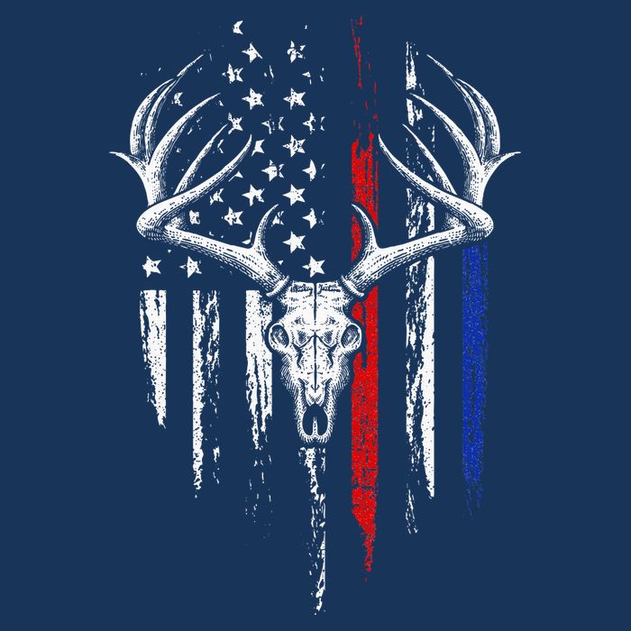 Bowhunting American Flag USA Bow Whitetail Deer Hunter Gift Infant Baby Jersey Bodysuit