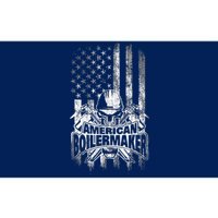 Boilermaker American Flag Skull And Tools Bumper Sticker