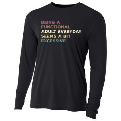 Being A Functional Adult Everyday Seems A Bit Excessive Cooling Performance Long Sleeve Crew