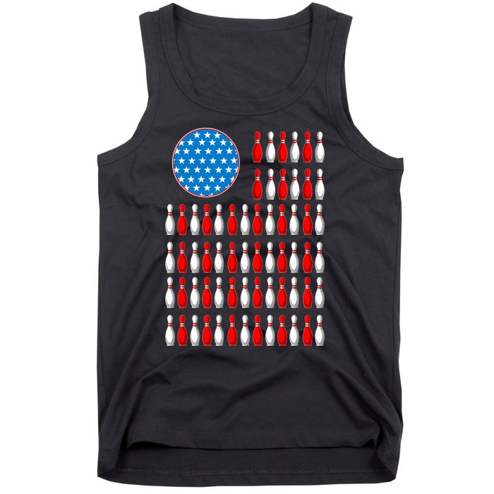 Bowling American Flag Tank Top