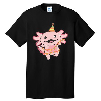 Birthday Axolotl For A Birthday Axolotl Tall T-Shirt