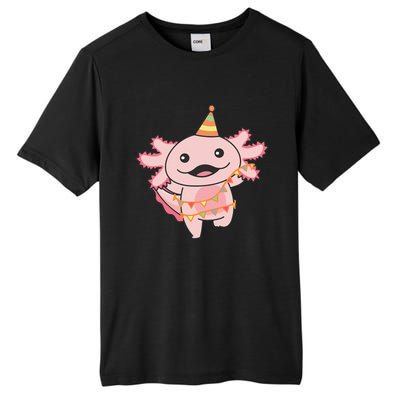 Birthday Axolotl For A Birthday Axolotl Tall Fusion ChromaSoft Performance T-Shirt