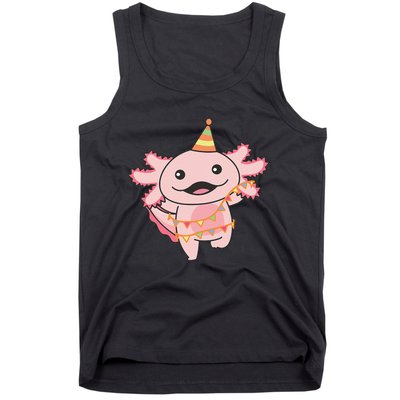 Birthday Axolotl For A Birthday Axolotl Tank Top